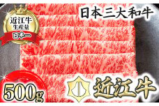 【4等級以上】【カネ吉山本】近江牛［特］すきやき用サーロイン【500ｇ】【Y075U】