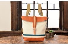 ハンドメイド　八幡帆布鞄　リュック　名入れ可【CC11U】