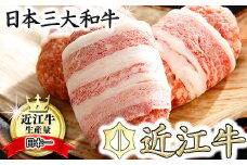 【カネ吉山本】特選黒毛和牛／近江牛 プレミアムハンバーグ 5個箱入【750ｇ（約150ｇ×5個）】【Y095U1】