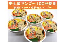 戦国ジェラート 信長安土マンゴー【6個入】【120ml×6個】【DC03U】