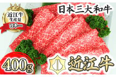 【PRキャンペーン対象】【A5ランク】近江牛 究極の赤身 モモすき焼用400g【DG23U】