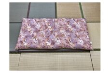 極上純綿　もめん布団　掛敷セット　(みやび柄・赤)【CW100U】