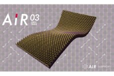 【nishikawa/西川】[エアー03]マットレス/BASIC セミダブルサイズ 　配色:グレーベージュ【P278U】