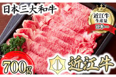 【PRキャンペーン対象】【カメチク】近江牛すき焼きしゃぶしゃぶ用700g【FK02U】( 近江牛 ブランド 和牛 牛肉 すきやき すき焼き しゃぶしゃぶ 国産 人気 鍋 滋賀県 近江八幡市 赤身 霜降り 神戸牛 松阪牛 に並ぶ 日本三大和牛 近江牛 ふるさと納税 )