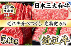 近江牛食べつくし定期便　６回　焼肉　すきしゃぶ　ステーキ【FO17U】