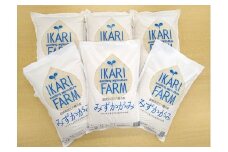 【新米】【7年産】みずかがみ　白米定期便　６か月で５kgを６回お届け（１か月に1回）【C036U2】