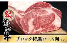 純近江牛特撰ロースブロック肉1kg