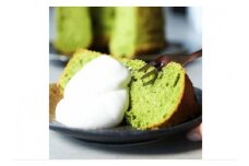お茶屋の抹茶シフォンケーキ
