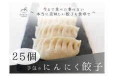 餃子 手包みにんにく餃子 25個入り 餃子屋はまだ
