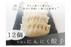 餃子 手包みにんにく餃子 Sパック 12個入り 餃子屋はまだ