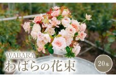 わばらの花束20本　 WABARA  摘みたて ブーケ 花束 Rose Universe