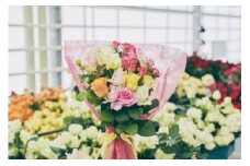 Flower Bouquet（バラのブーケ）20本　色おまかせ