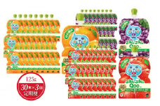 【3ヵ月定期便】ぷるんぷるんQoo　3種類お届け ゼリー飲料 保存料不使用 合成着色料不使用 