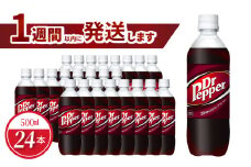 ドクターペッパー PET 500ml（24本入） ドクペ 炭酸 飲料 炭酸ジュース 清涼飲料水 ドリンク 買い置き お取り寄せ