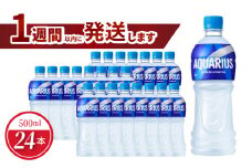 アクエリアス 500mlPET（24本入） コカ･コーラ 人気 ペットボトル 飲料 スポーツ飲料 熱中症対策 ミネラル アミノ酸 クエン酸 アウトドア