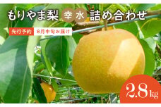 びわこもりやまフルーツランド　もりやま梨　幸水詰め合わせ 【2025年8月中旬よりお届け】完熟採り 生産農家直送