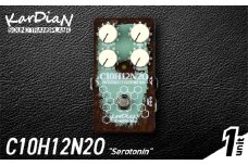 C10H12N2O "Serotonin"　ミッドレンジ ピッキングレスポンス ペダル 2EQ トーンスタック オーバードライブサウンド エレキ ギター ベース 楽器 アクセサリ 音響機材 滋賀県 守山市