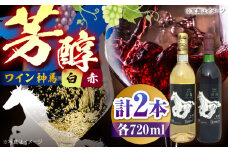 ワイン「神馬」 赤・白 720ml×各1本 / お酒 赤ワイン 白ワイン 赤白セット 飲み比べ 人気 おすすめ フルボディ 辛口 / 栗東市 / 酒甚[BIAK005]