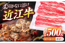 近江牛切り落とし（薄切り）500g  / 牛肉 和牛 国産牛 黒毛和牛 こま切れ 炒め物 牛丼 肉じゃが / 栗東市 / 有限会社 岡山[BIBE026]
