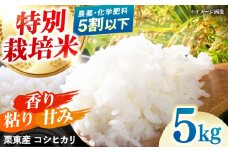 令和6年度産 栗東産 特別栽培米 コシヒカリ 5kg / ご飯 ごはん ゴハン 新米 令和6年産 / 栗東市 / レーク滋賀農業協同組合[BIBV007]
