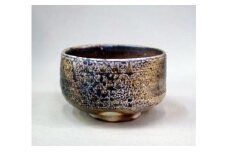 信楽焼 灰被り抹茶碗
