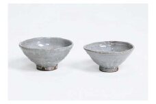 信楽焼 長石釉夫婦飯碗 ペアセット