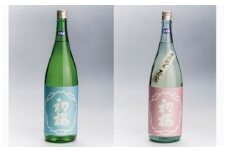 地酒「初桜」特別純米酒〈玉栄生原酒〉・純米酒〈みずかがみ生原酒〉720ml 2本セット