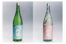 地酒「初桜」特別純米酒〈玉栄生原酒〉・純米酒〈みずかがみ生原酒〉720ml 2本セット