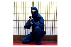 甲賀流忍者衣装 紺 長袖