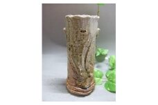 【信楽焼】ビードロ釉いおり花入れ　花入　花器　花瓶　　nha-019