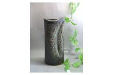 【信楽焼】緑彩釉花入れ　花入　花器　花瓶　nha-020