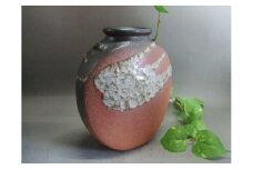 【信楽焼】へんこ壺花入れ　花入　花器　花瓶　nha-021