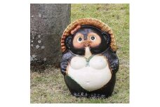 信楽焼 13号メス狸 陶器 置物