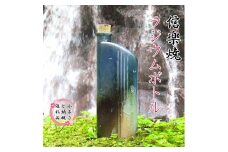 信楽焼　おいしく飲める！ラジウムボトル（ブルー） mu-007