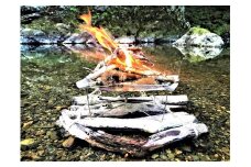 世界最軽量！？焚き火台UKIBI（浮火）Ｓサイズ