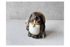 信楽焼　たぬき貯金箱 16cm