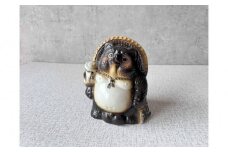 信楽焼　たぬき貯金箱 16cm