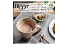 信楽焼 ビアジョッキ ソリ型マグカップ 400ml（やまあい）