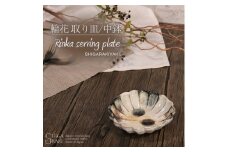 信楽焼 輪花 中鉢 / 取り皿