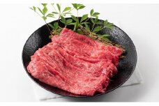近江牛満足コース頒布会3回お届け（焼肉用・赤身すきやきしゃぶしゃぶ用・ロースステーキ）【牛肉商　徳志満】[№5748-0189]