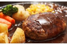 A4等級以上保証！！近江牛・豚絶品ハンバーグステーキ16個【近江牛専門店かねきち】[№5748-0201]