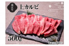【A4等級以上の牝牛のみ使用！！】近江牛上カルビ焼肉500g[№5748-0327]