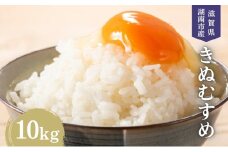【先行予約受付中】令和7年産 滋賀県産 米 きぬむすめ 10kg [№5748-0542]