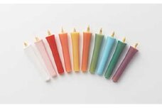 ◆色ろうそくシリーズ　セット（５箱・全25本）
