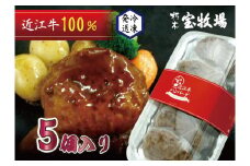 ◆【5個入】近江牛ハンバーグ