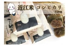 ◆実生庵の近江米【四季風流】精米5kg×3袋 滋賀県高島市産コシヒカリ 生産者直売100%