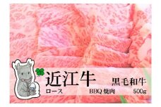 ◆実生庵の黒毛和牛近江牛【A5等級】特上霜降り BBQ焼肉用 500g 冷蔵 MS252