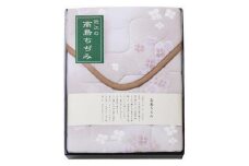 ◆高島ちぢみ敷きパッド　ベージュ系