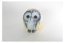 C-D03 フクロウ置物「市福」（中）　株式会社 布引焼窯元