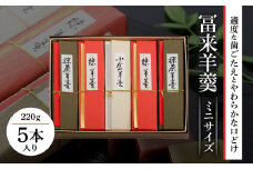 A-D06 冨来 羊羹 ミニサイズ　5本入 菓道 冨来郁